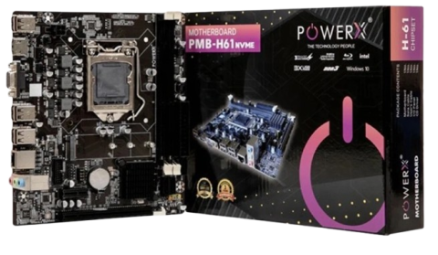 Powerx H61 2nd / 3rd Gen Motherboard